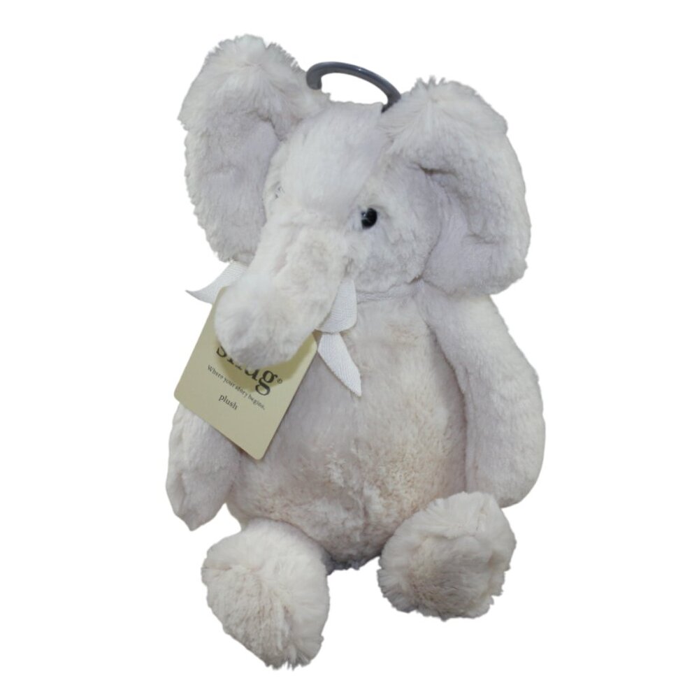 Snug Ivory Elephant Plush Infant Toddler Stuffed Animal Toy 13" Soft Lovey NWT